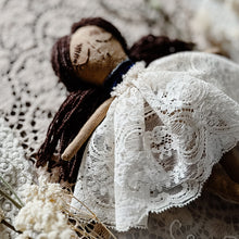 Stella Heirloom Doll, 9 inches, wool, linen, lace