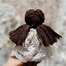 Stella Heirloom Doll, 9 inches, wool, linen, lace